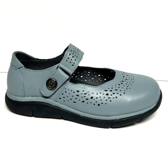 Propet Womens Selena Mary Jane Flats Blue, Size 10(XX) - Picture 1 of 6